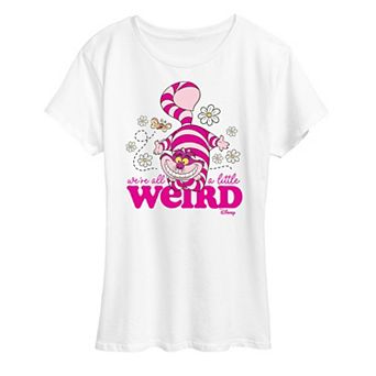 Women's Disney's Alice In Wonderland A Little Weird Graphic Tee