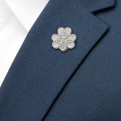 Men's Cuff Links, Inc. Celtic Knot Shamrock Lapel Pin