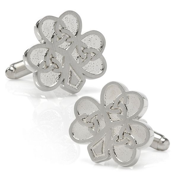 Men's Cuff Links, Inc. Celtic Knot Shamrock Cufflinks