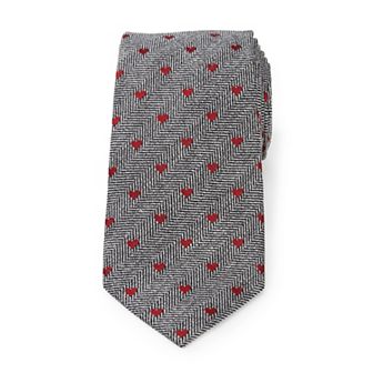 Men's Cuff Links, Inc. Herringbone Heart Tie