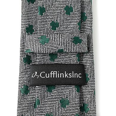 Men's Cuff Links, Inc. Herringbone Shamrock Tie