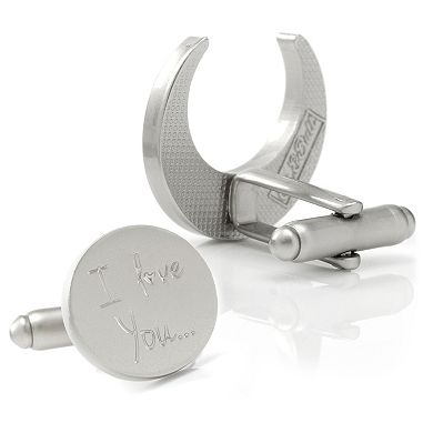 Men's Cuff Links, Inc. Love You to the Moon and Back Cufflinks Set