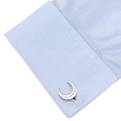 Men's Cuff Links, Inc. Love You to the Moon and Back Cufflinks Set