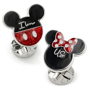 Men's Disney's Mickey & Minnie Mouse "I Love Us" Cufflinks by Cuff Links, Inc.