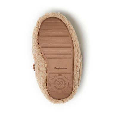 Dearfoams Emery Little Kids Critter Closed Back Slippers