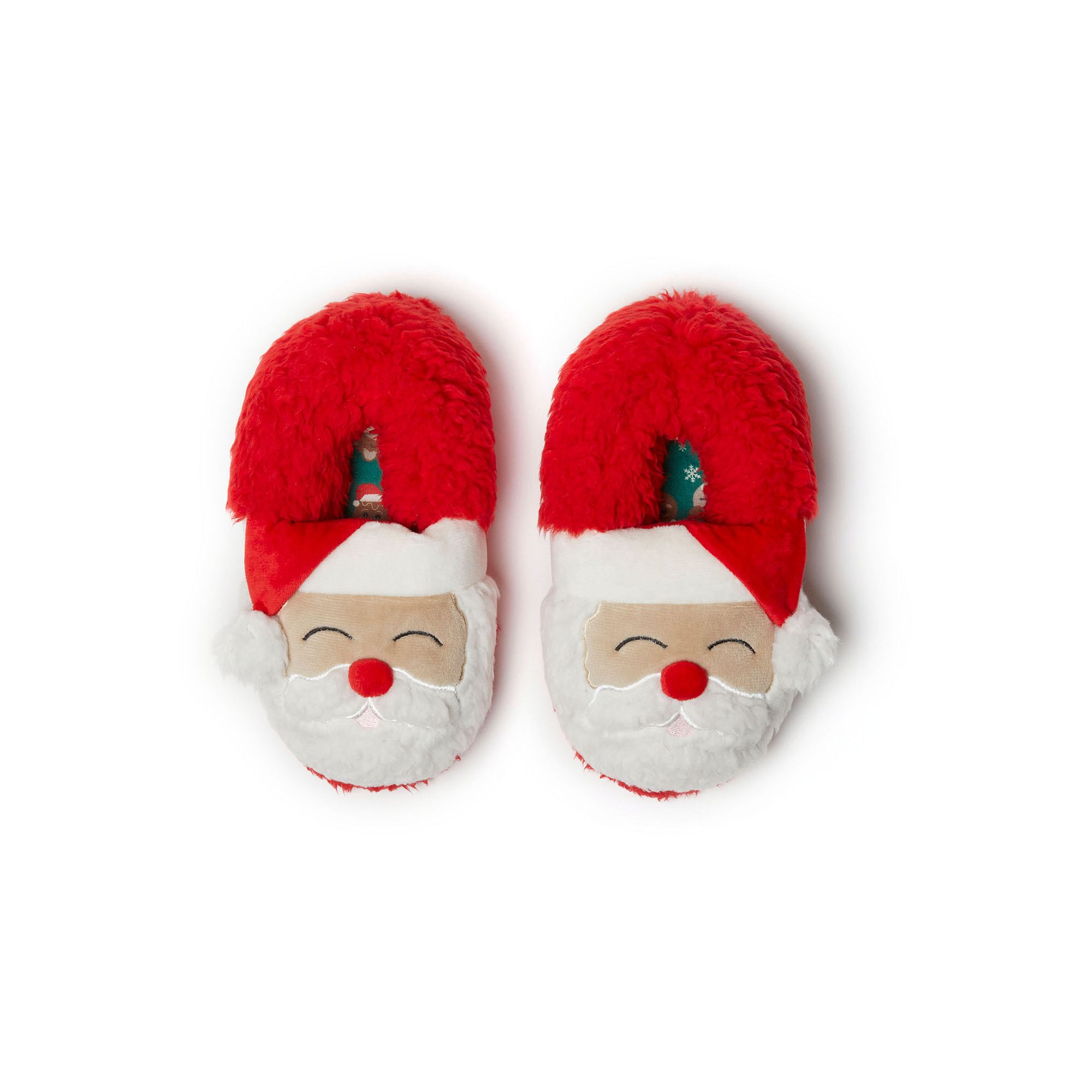 Dearfoams Emery Little Kids Santa Closed Back Slippers, Boys, Size: 11-12