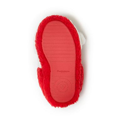 Dearfoams Emery Little Kids Critter Closed Back Slippers