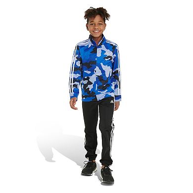 Boys 8-20 adidas 3-Stripe Tricot Track Jacket & Track Pants Set