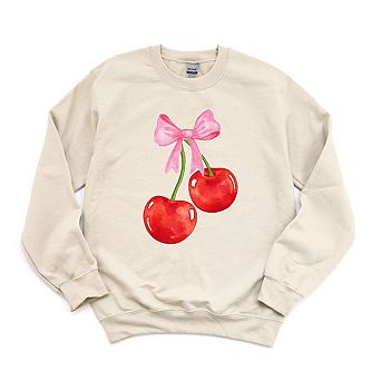 Coquette Cherries Sweatshirt