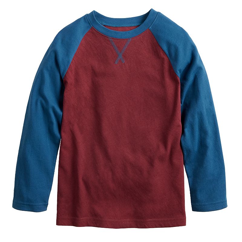 Boys 4-12 Jumping Beans® Long Sleeve Essential Raglan Tee