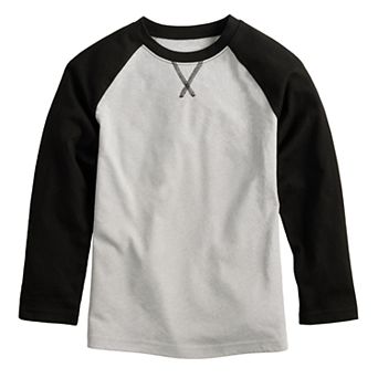 Boys 4-12 Jumping Beans® Long Sleeve Essential Raglan Tee
