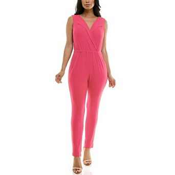 Women's Nina Leonard Collared Jumpsuit