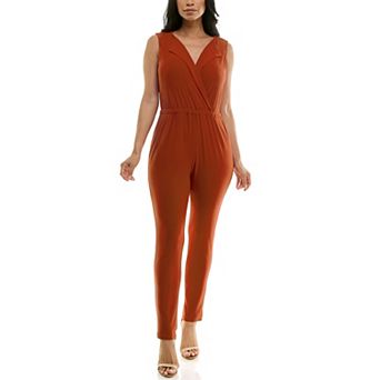 Women's Nina Leonard Collared Jumpsuit
