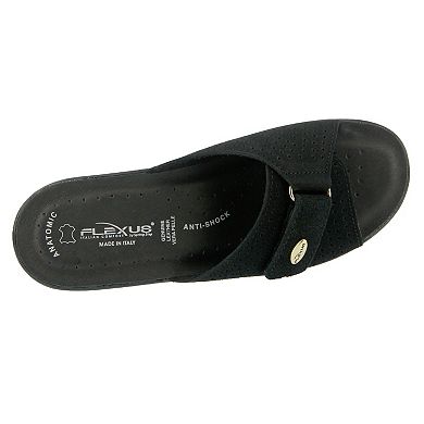 Flexus by Spring Step Kea Women's Suede Slide Sandals