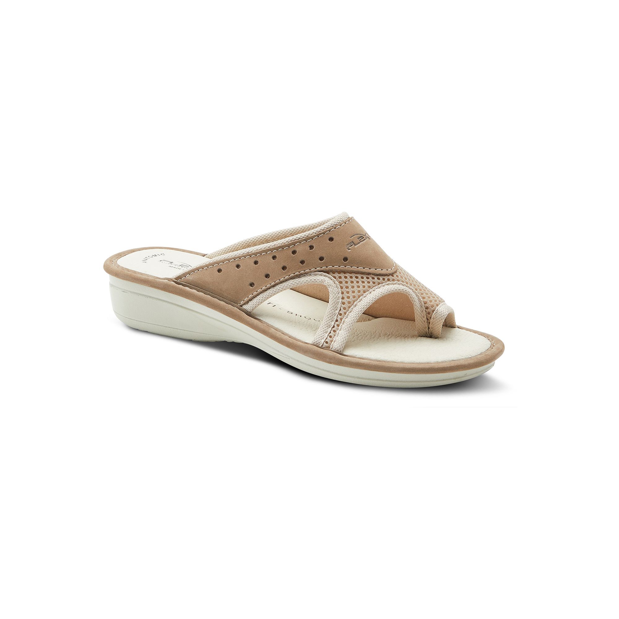 Flexus by Spring Step Pascalle Womens Slide Sandals, Size: 36, Beige