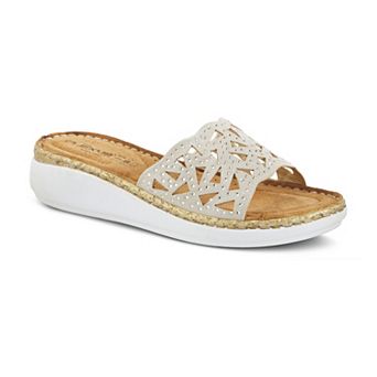 Flexus by Spring Step Windom Women's Rhinestone Slide Sandals