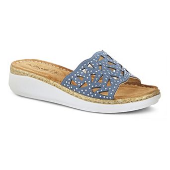 Flexus by Spring Step Windom Women's Rhinestone Slide Sandals