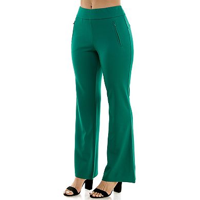 Women's Nina Leonard Classic Bell Bottom Pants