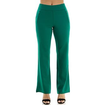 Women's Nina Leonard Classic Bell Bottom Pants