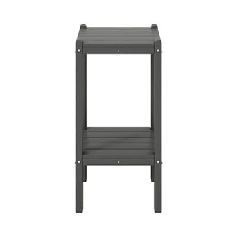 Westintrends Outdoor/patio Hdpe 2 tier Adirondack Side Table