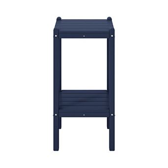 Westintrends Outdoor/patio Hdpe 2 tier Adirondack Side Table