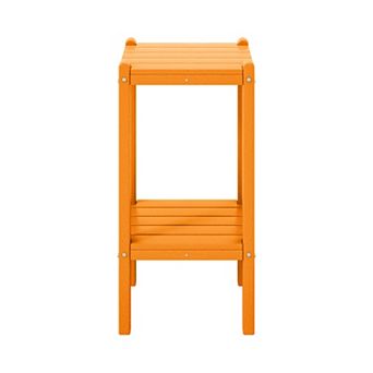 Westintrends Outdoor/patio Hdpe 2 tier Adirondack Side Table