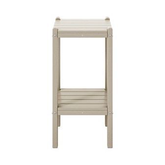 Westintrends Outdoor/patio Hdpe 2 tier Adirondack Side Table