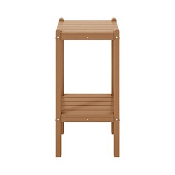 Westintrends Outdoor/patio Hdpe 2 tier Adirondack Side Table