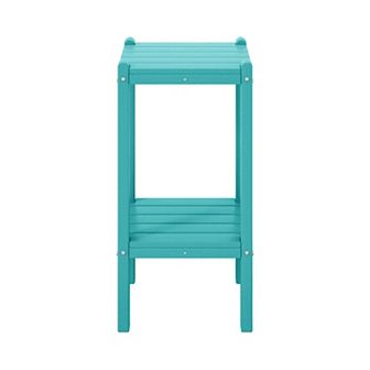 Westintrends Outdoor/patio Hdpe 2 tier Adirondack Side Table