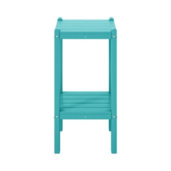 Westintrends Outdoor/patio Hdpe 2 tier Adirondack Side Table