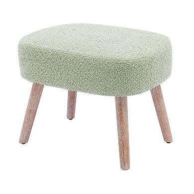 Westintrends 21" Square Upholstered Ottoman