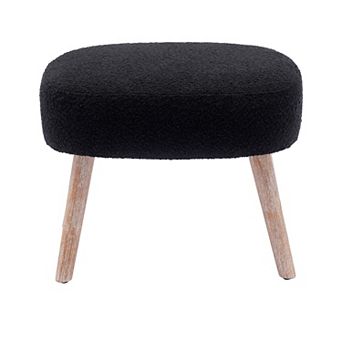 Westintrends 21" Square Upholstered Ottoman