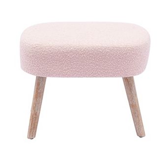 Westintrends 21" Square Upholstered Ottoman