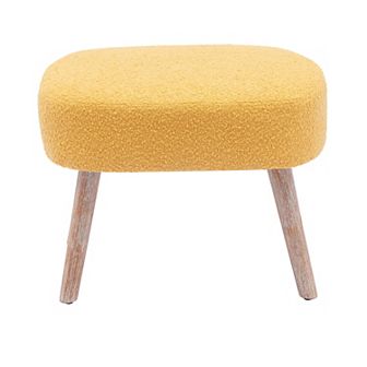 Westintrends 21" Square Upholstered Ottoman