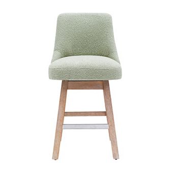Westintrends 26" Upholstered Swivel Counter Stool