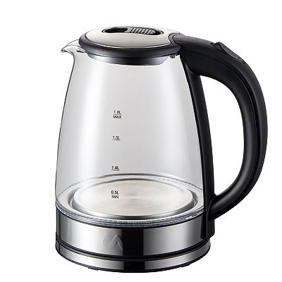 Electric Tea Kettle Glass Stainless Steel Electric Tea