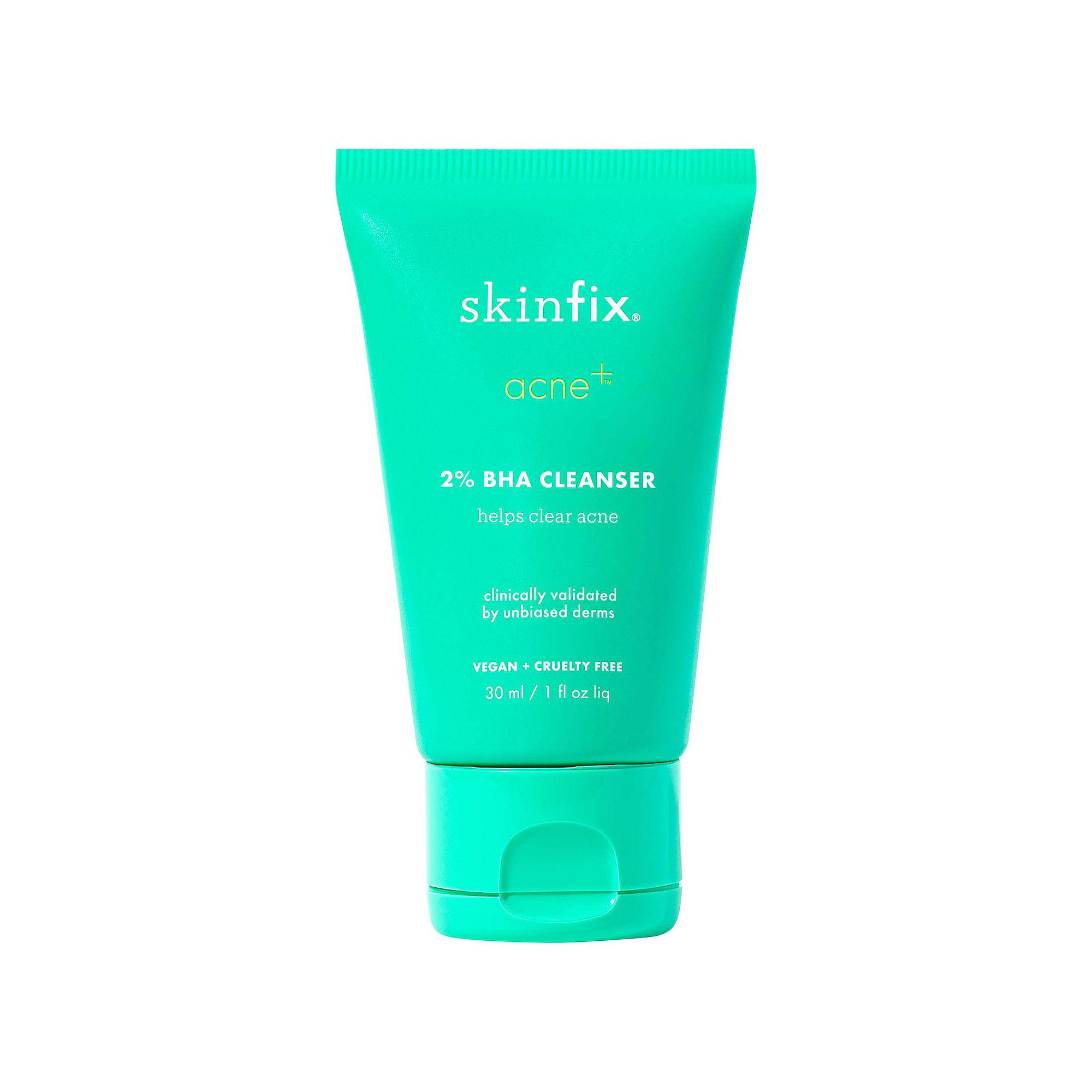 Skinfix Mini Acne+ 2% BHA + Azelaic Acid + Niacinamide + AHA Cleanser, Size
