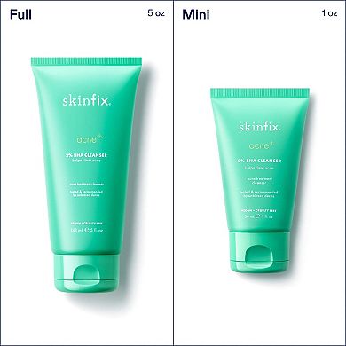 Mini Acne+ 2% BHA + Azelaic Acid + Niacinamide + AHA Cleanser