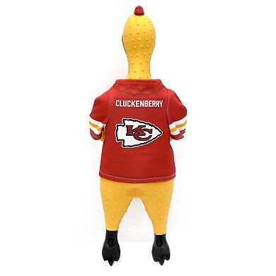 NFL Team Rubber Chicken Dog Toy