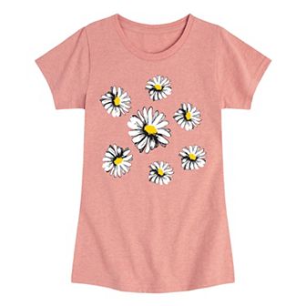 Girls 7-16 Daisies Tee