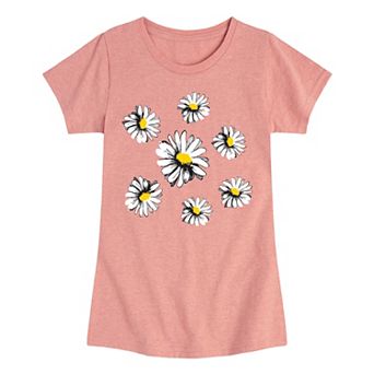 Girls 7-16 Daisies Tee