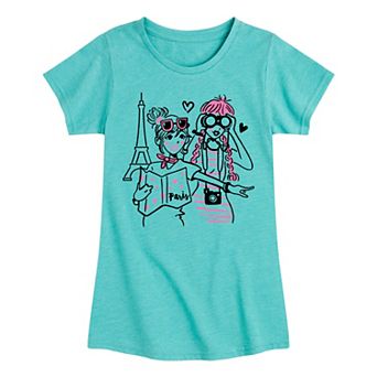 Girls 7-16 Travel Fashion Paris Tee