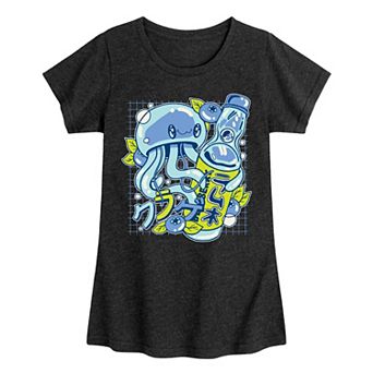 Girls 7-16 Jellyfish Ramune Tee