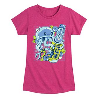 Girls 7-16 Jellyfish Ramune Tee