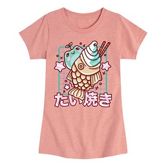 Girls 7-16 Taiyaki Frog Tee