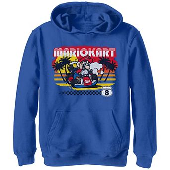 Boys Mario Kart Sunset Racing Graphic Hoodie