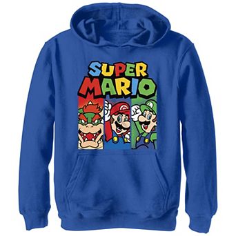 Boys Super Mario Bros Happy Brothers Graphic Hoodie