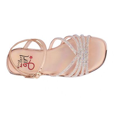 Olivia Miller Jewelz Girl's Flat Sandals