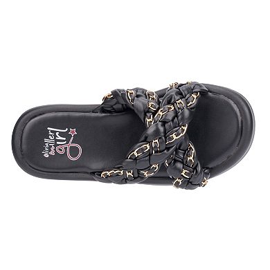 Olivia Miller Lol Girl's Slide Sandals