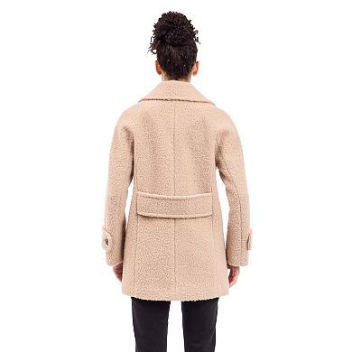 Women's BCBGeneration Double-Breasted Faux Wool Coat